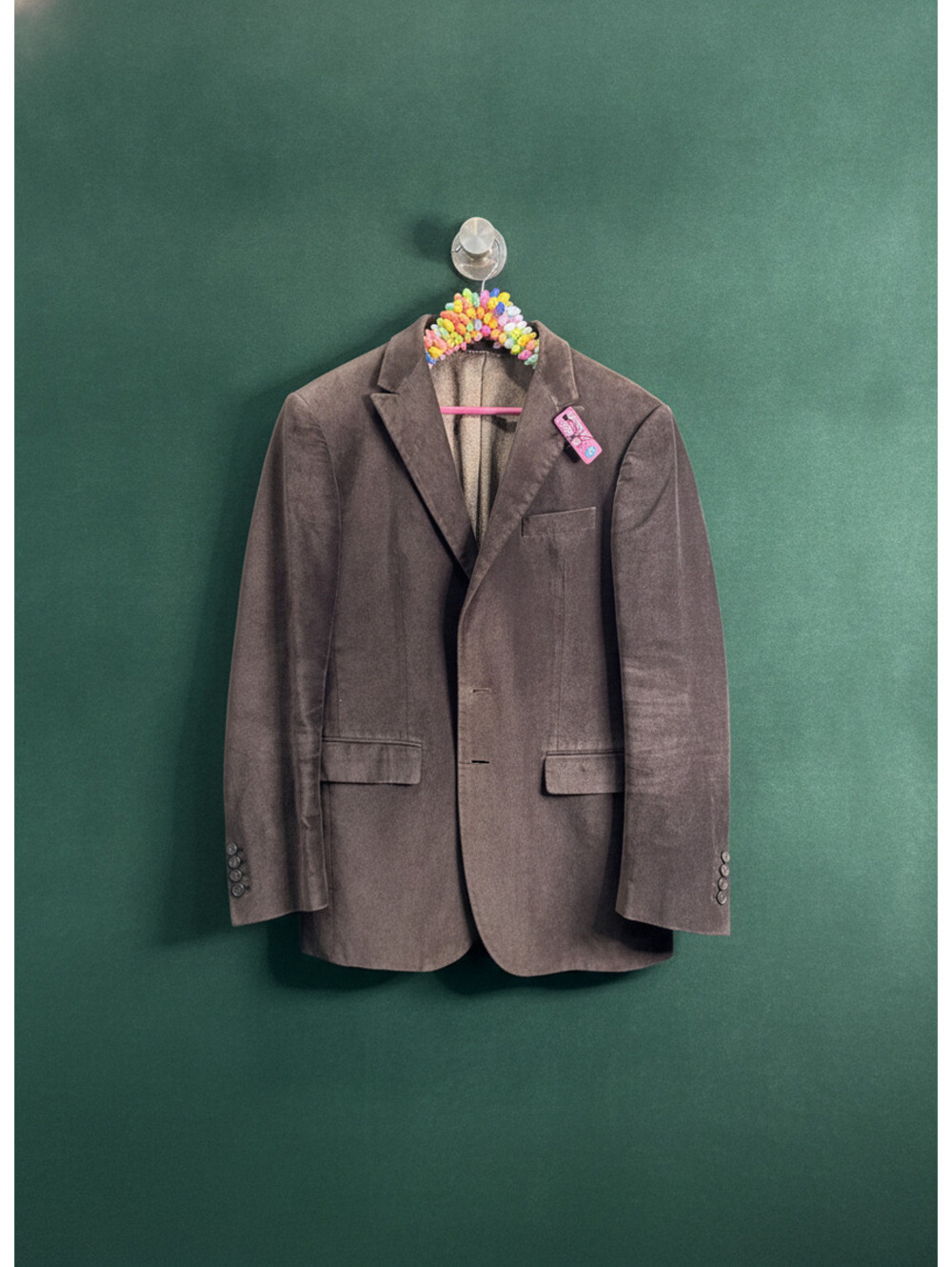 Perry Ellis Men's Brown Blazer Jacket